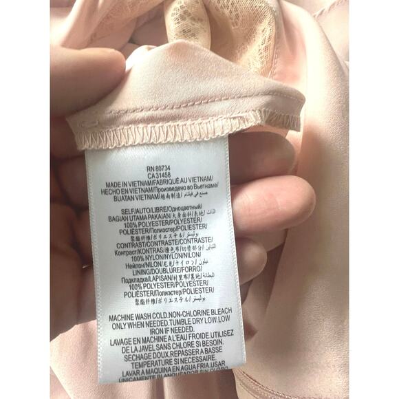 NWT BCBGeneration Powder Pink Dress Balletcore Romantic Coquette Size 10 Girly - Picture 7 of 8